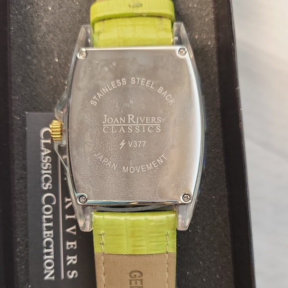 Joan Rivers Collection Watch Woman's Green New - Picture 7 of 11